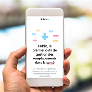 Téléphone avec l'application Hublo